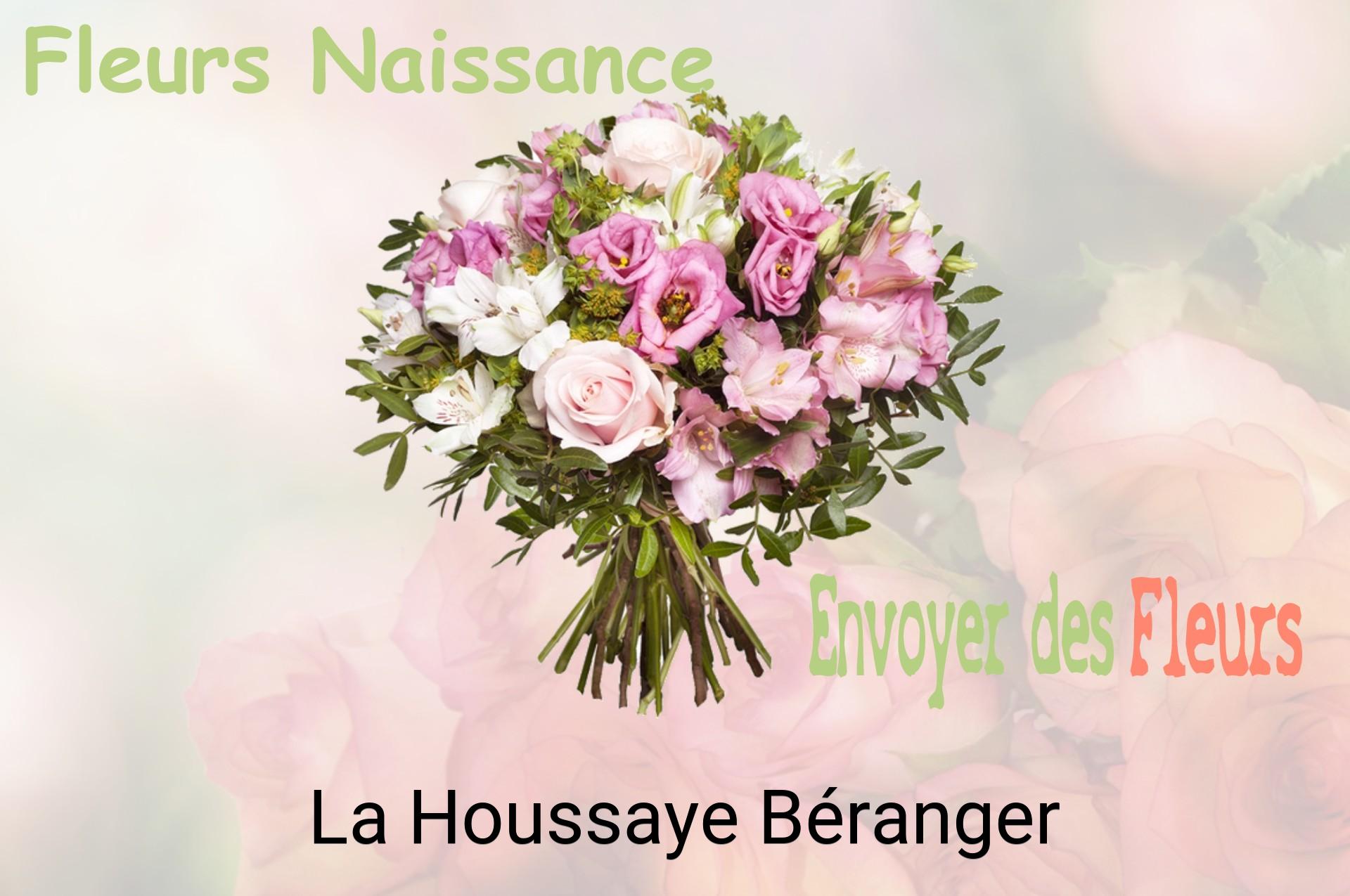 Bouquet de fleurs de naissance livré à La Houssaye-Béranger